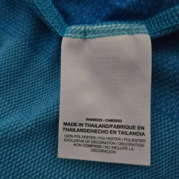 Nike Running Short Sleeve Dri-Fit Turquoise Top Size Small - Picture 6 of 8